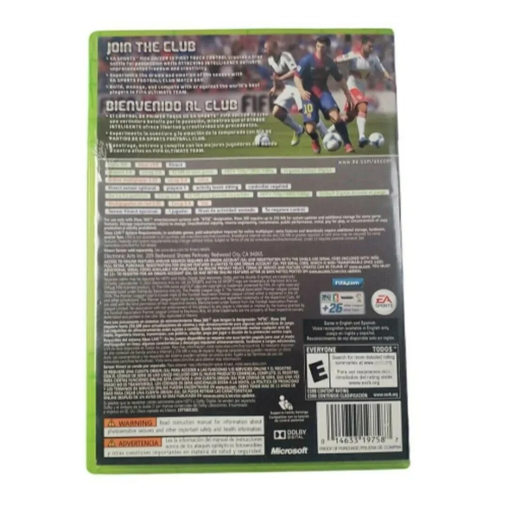 Microsoft Xbox 360 Fifa Soccer 13 Video Game